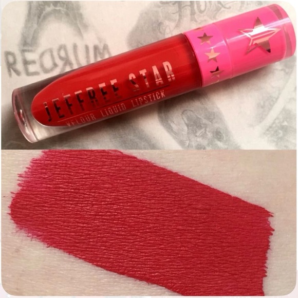 Jeffree Star Other - Jeffree Star Velour Liquid Lipstick - Redrum New in Bow